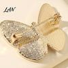 Decorative Butterfly Jewelry Brooch Pin, with Strong Buckle Design, Fine Electroplating Resistant to Fading Electroplated Alloy Brooch, Elegant