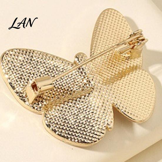 Decorative Butterfly Jewelry Brooch Pin, with Strong Buckle Design, Fine Electroplating Resistant to Fading Electroplated Alloy Brooch, Elegant