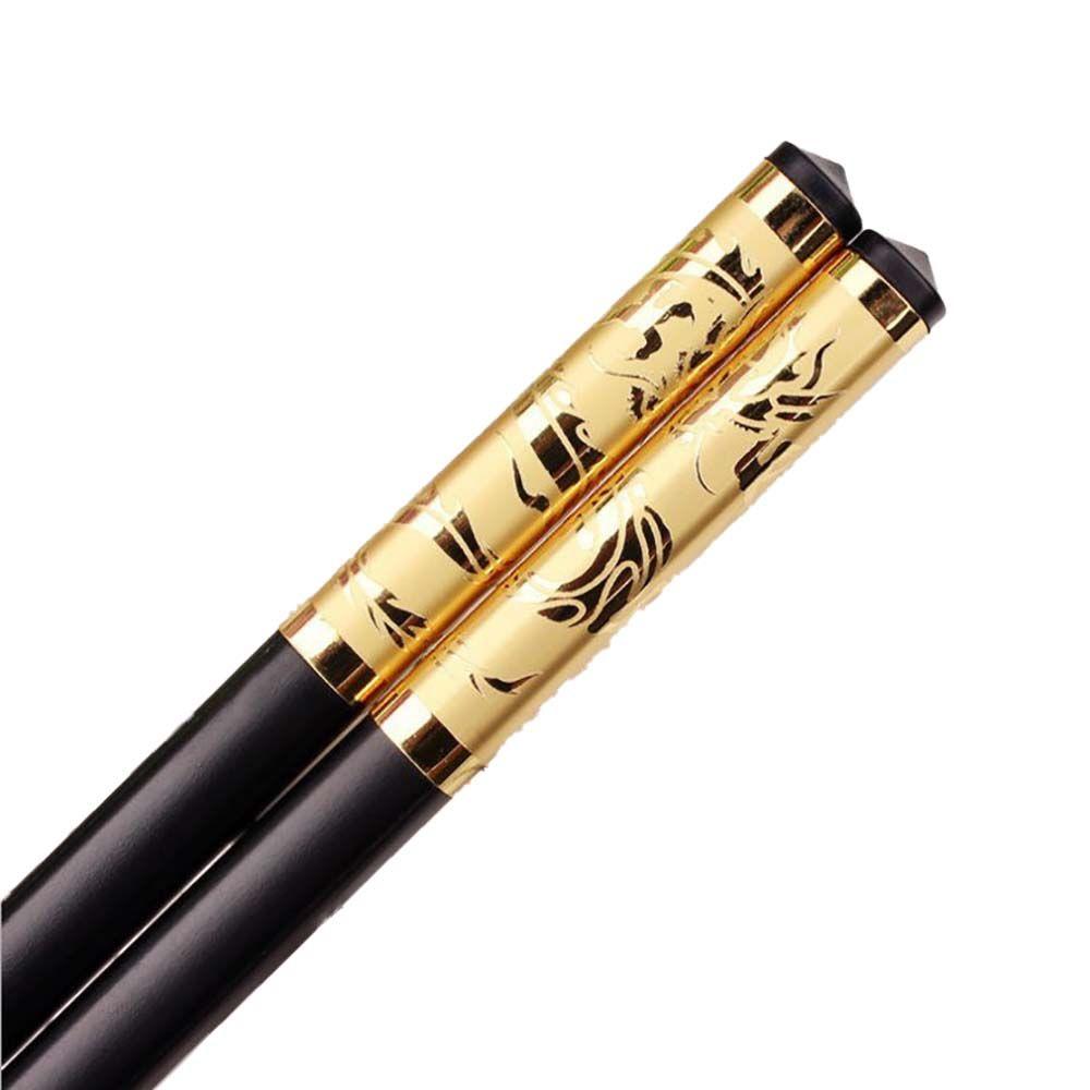 1 пара сплав китайский стиль здоровый суши многоразовая посуда кухонная утварь кухонные инструменты палочки для еды