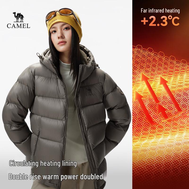 CAMEL Unisex Lightweight Insulated Puffer Jacket