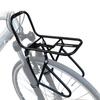 Bicycle Front Rack Steel Cycling Front Bracket Luggage Shelf Cargo Rack 25x15x15cm Carrier Bracket Black