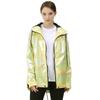 Unisex Shiny Jacket Laser Hooded Coat Iridescent Holographic Harajuku Sun Protect Top Plus Size