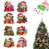8Pcs Acrylic Special Shaped Christmas Cartoon Hanging Diamond Art Kits 5D DIY Diamond Art Hanging Decorations Bedroom Decoration