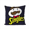 Bearded PPringles Pillow Case For Car Sofa Decorative Home Doublesided Print Plush Square Throw Pillow Cushion Cover