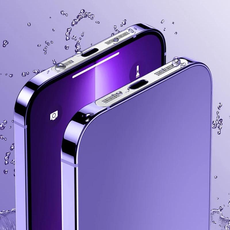 Металлическая пылезащитная сетка-наклейка для iPhone 12 13 MIni 12 13 14 Pro Max 14 Plus, отверстие для динамика, защитная металлическая сетка от пыли