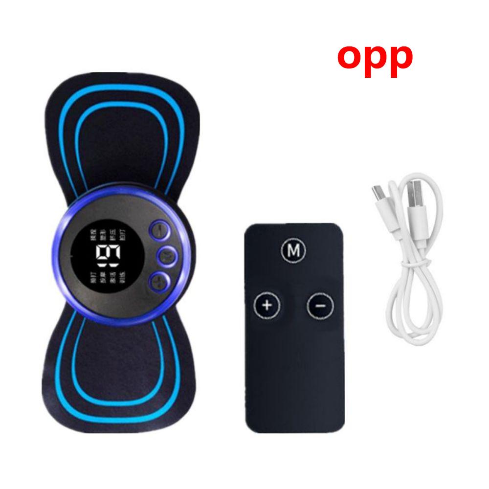 Мини электрический массажер для шеи EMS массаж шейных позвонков спины 8 режимов 19 уровней облегчение расслабление мышечная усталость инструменты