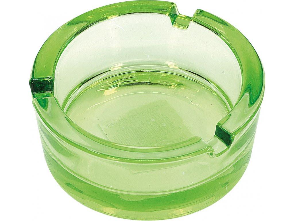 Glass ashtray 8.5 green