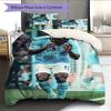 Jeremy Doku Pattern Bedding Home Decoration Birthday Gift ( 1 duvet cover + 2 pillowcase, without core),fan merchandise.