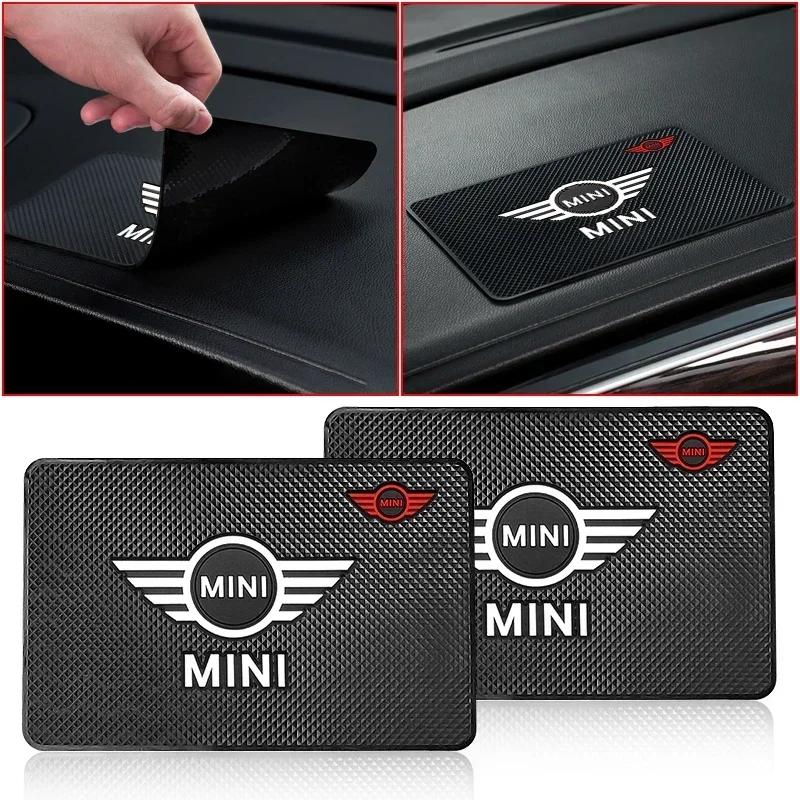 CCH1 For BMW Car Dashboard Sticky Anti-Slip PVC Mat Non-Slip Storage Holder Pad For MINI Cooper One S JCW R53 R56 R50 R58 F56 R55 Car