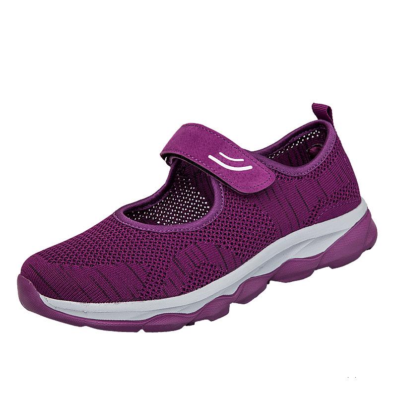 Women'S Single Shoes, Middle-Aged Cloth Shoes, Mother'S Shoes, Hollow Breathable Old Beijing Cloth Shoes