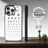 Eye chart  Phone Case For iPhone17,16,15,14,13,12,11 Plus,Pro Magnetic with Magsafe Wireless Charging