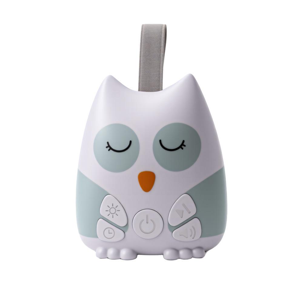 Voice Activated Smart White Noise Sleep Machine Warm Light Night Light Nature Sounds Soother for Adults Kids