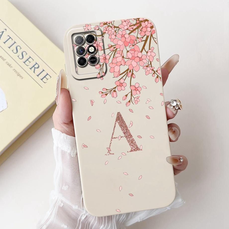 Для Infinix Note 8i X683B X683 Чехол Жидкий Силикон Цветок Буквы Funda Чехлы для Note8i Корпус Защитная Крышка для Камеры Оболочка