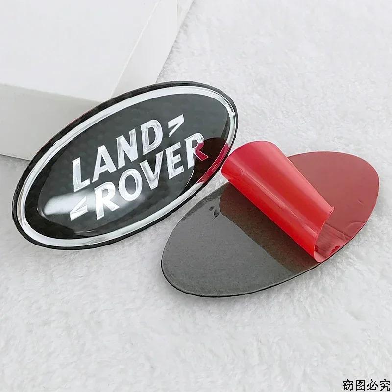 Carbon Fiber Car Body Rear Trunk Emblem Badge Sticker Decoration for Land Rover Range Rover SVR Sport Evoque Velar Freelander XS2