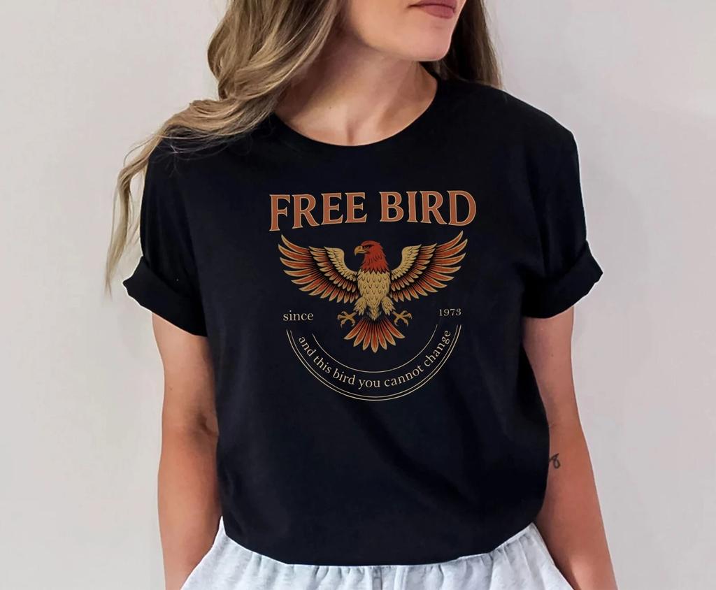 Premium Classic T Shirt for Mens & t shirt for women Free Bird