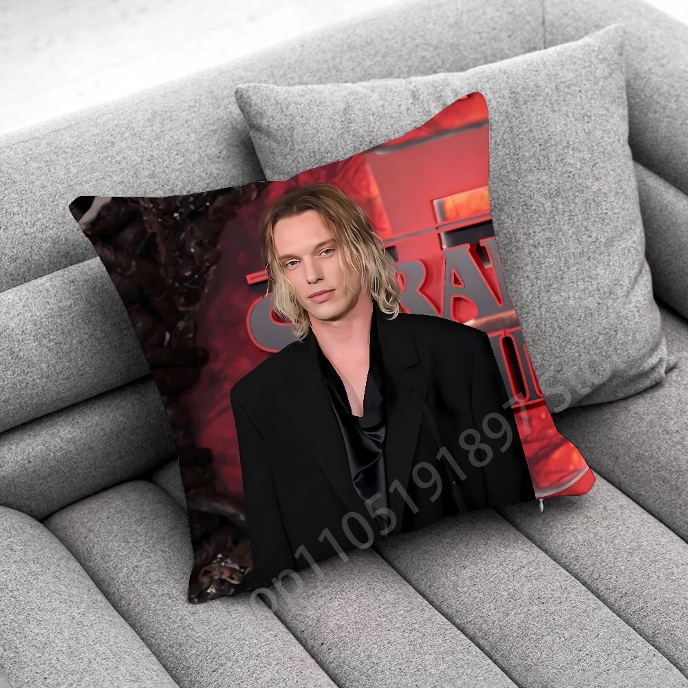 Actor J-Jamie Campbell Bower Throw Pillow Case For 45*45Cm 40Cm 55Cm 50Cm 30Cm Square Car Pillowcase Shell