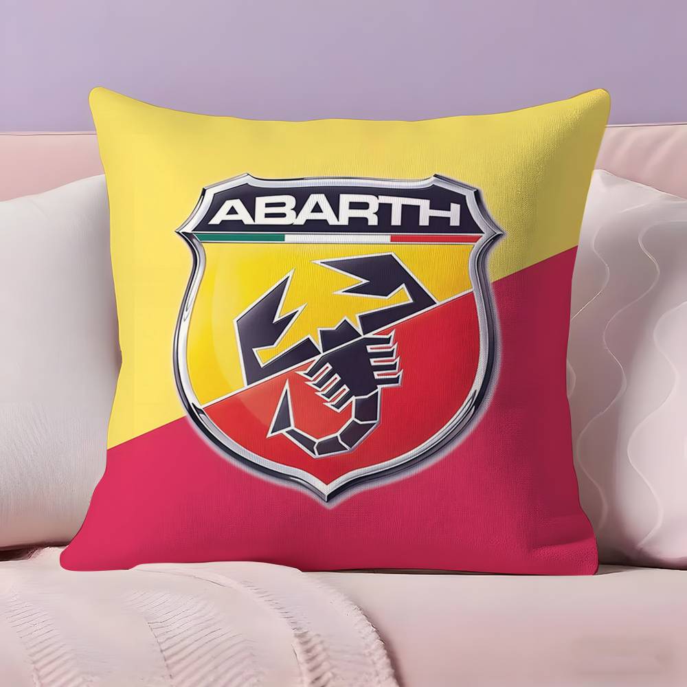 A-Abarth Scorpion Наволочка Ультрамягкая Кожевенно-дружелюбная Ткань Облакоподобный Комфорт и Скрытая Молния