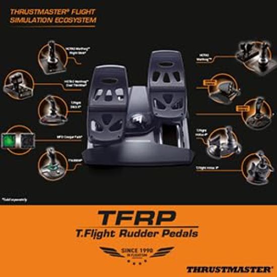 Thrustmaster TFRP Rudder Pedals Rudder Pedal Set for Joystick []Thrustmaster T.Flight