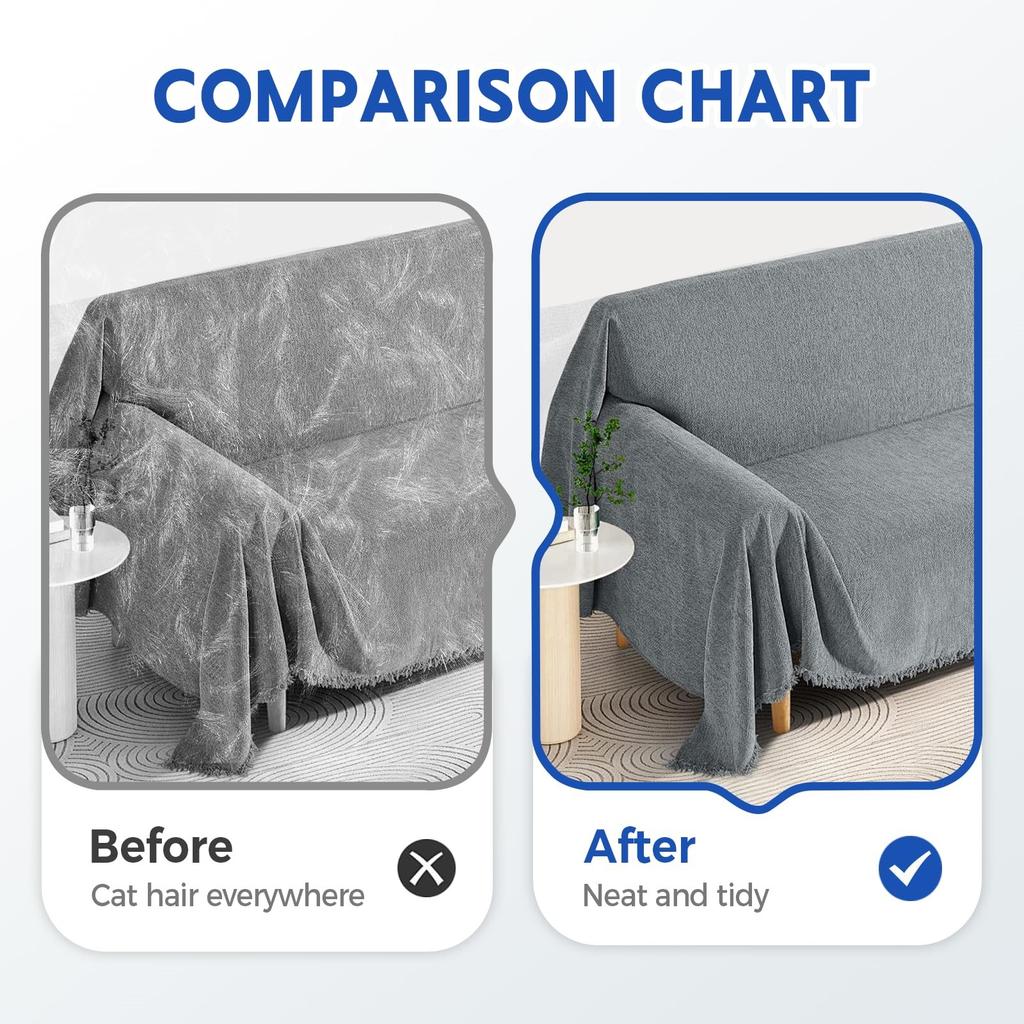 Pet Hair Removal Tool, New 3 1 Dog And Cat Pet Hair Remover For Furniture, Multifunctional Hair Removal Lint Brush For Carpet Rugs Bed Couch