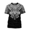 Summer T-Shirt For Men Clothing 3D Mexico Ethnic Tops Tees Aztecs Printed Pattern Shirts Hip Hop Streetwear Oversized T Shirt