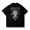 Harajuku Y2k Top Vintage Katta O'lchamli Paxta Futbolka Yapon Anime Jujutsu Kaisen Ryomen Sukuna Bosma Qisqa Yengli Futbolkalar 2024