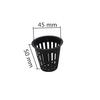 20 Pcs Hydroponic Colonization Mesh Pot Net Cup Basket Hydroponic Aeroponic Planting Grow Clone Nursery Plant Soilless