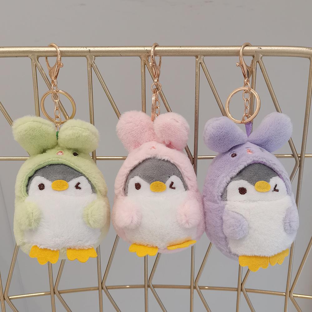Positive Energy Penguin Plush Doll Pendant Japanese Keychain School Bag Ornament Cartoon Little Doll