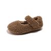 Baby Cotton Shoes Kids Ankle Warped Thick Warm Plush Fur Shoes Girls Moccasin Shoes Anti-Slippery Autumn Winter 2024 New