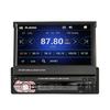 1Din Radio Player 7" HD Retractable Car Player Auto Stereo Support Mirror Link Steering Wheel Control Rear View BT FM SD