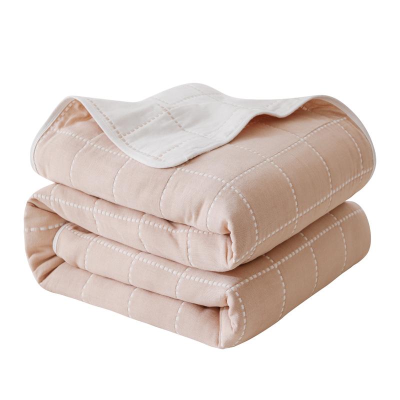 Новое шестислойное марлевое полотенце из чистого хлопка, пододеяльник, двойное одеяло с кондиционером, ежегодное хлопковое диванное полотенце, сезонное одеяло для обеденного перерыва