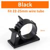 1pcs Self Adhesive Cable Clips 8-25mm Desk Table Cable Clamp Adjustable Tie Mounts Fixer Cable Holder Wrap Cord Wiring Accessori