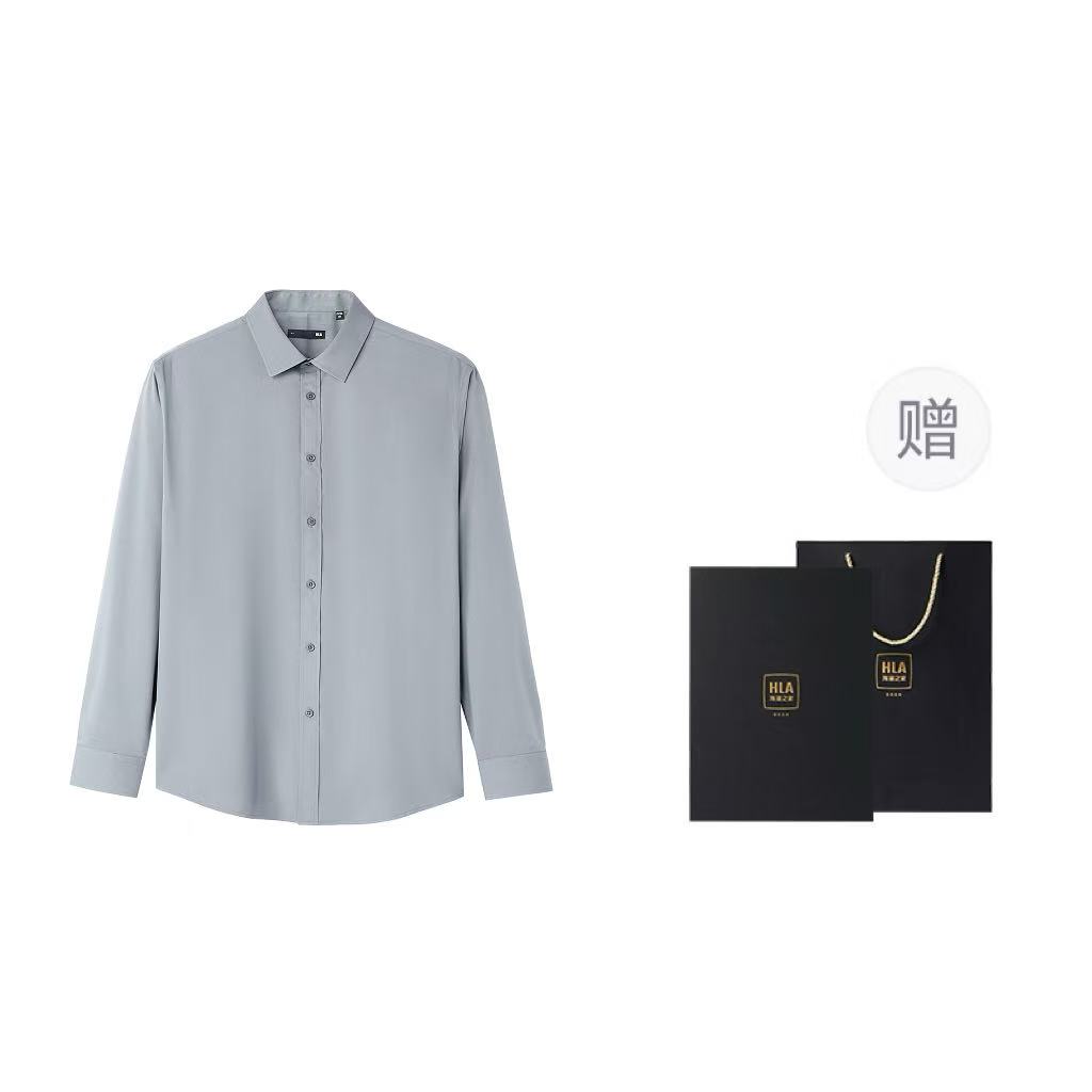 HLA Shirt Men's Gift Box Set Included HNCAW3Y007A