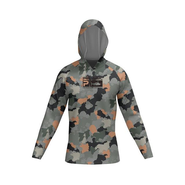 Pelagic Fishing Suit Men's and Women's Hooded Long Sleeve Shirt Outdoor Summer Sunscreen Clothing Breathable Quick Dry Fishing Suit