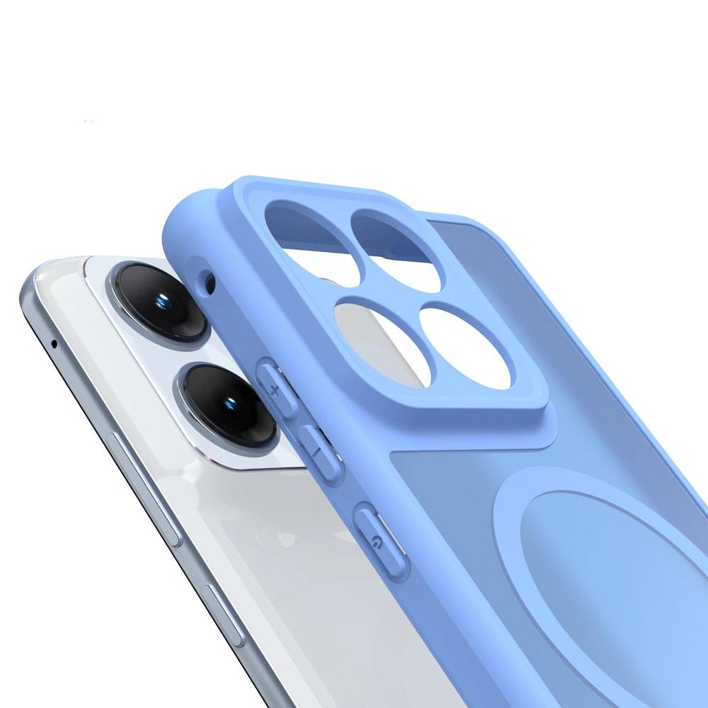 Motorola Edge 70 Fusion Matte Case for MagSafe Blue