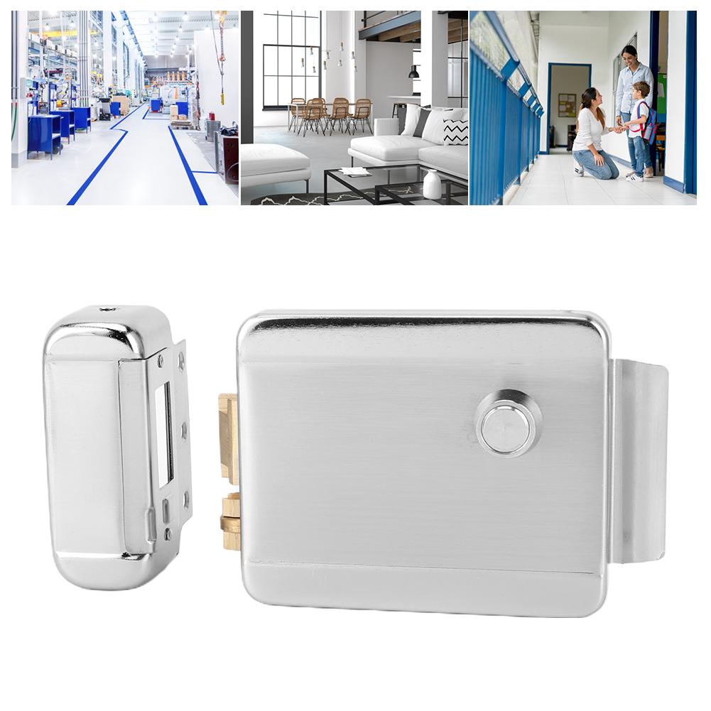 Комплект электрического замка с одной головкой, управляемый, DC12V, высокая чувствительность, противоугонный, безопасность, контроль доступа к двери