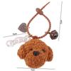 Stuffed Animals Dog Keychain Couples Matching Dog Pendant Dog Plush Key Rings  DIY Accessories