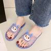 Fashion Flat Soft Open Toe Woman Slippers Transparent Sandals Bathroom Slides Home Unique New Fashion Cheap Liquidation Shoes for Women