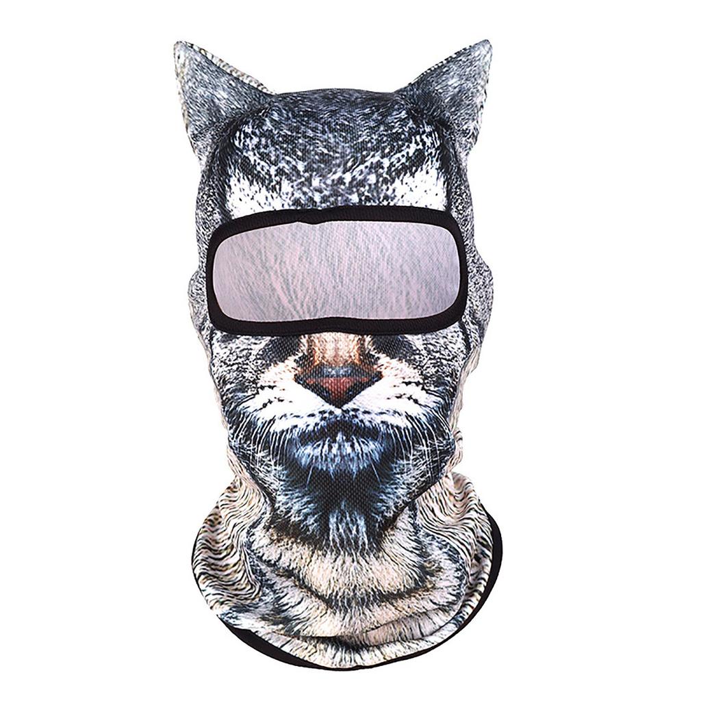 Спорт на открытом воздухе Мужская Женская Тюрбан 3D Животные Велосипедная Труба Бандана Маска для Лица