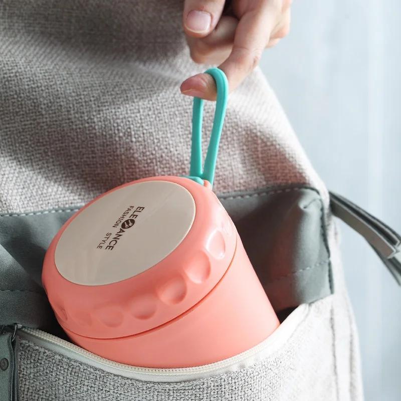 Ланч-боксы Изолированная банка для еды Изолированные суповые миски Вакуумная фляга из нержавеющей стали Офисная печать Подходит для командировок Путешествий