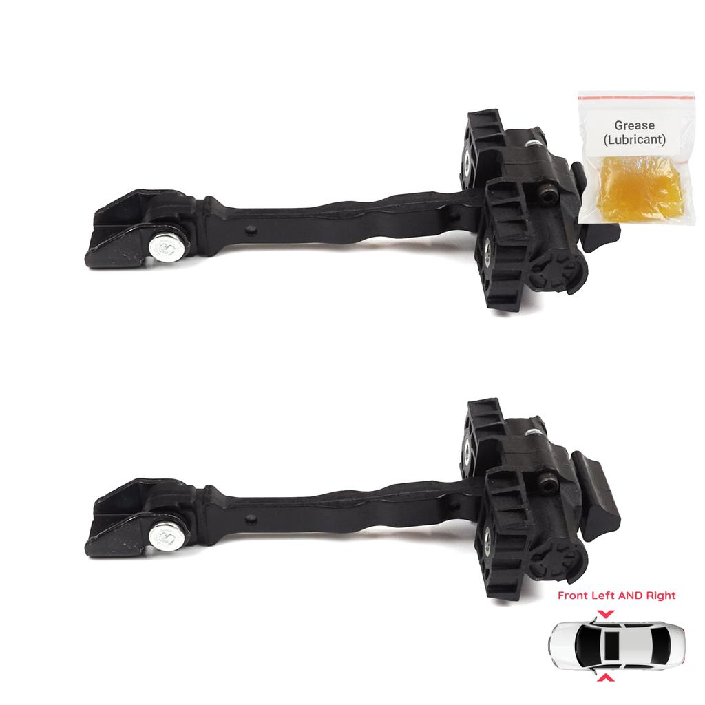 BDP1346-1 2 Pieces Front Door Hinge Brake Stop Check Strap Limiter for VW UP! Skoda Citigo Seat Mii 2011-2024 5-Door Hatchback 1S0837249