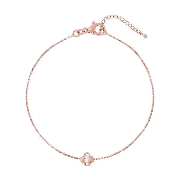Цветущий Свет BL253B1207 Женский Браслет Кубический Простой Ежедневный Розовый Подарок Браслет