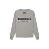 Fear of God Свободный флисовый свитшот унисекс с круглым вырезом Essentials SS22 Темно-овсяный FOG-SS22-432