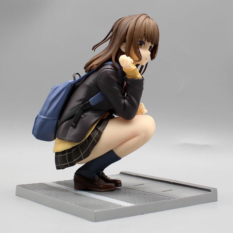 Я побрился, а потом принес домой школьницу SAYU, аниме-девушку, ПВХ, экшн-фигурку, игровую статуэтку, коллекционную модель куклы