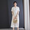 Fashion Splicing Straight Tube Dress