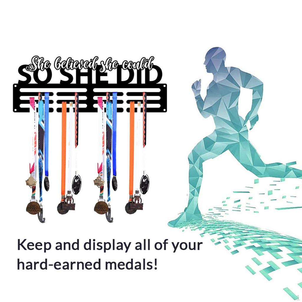 Элегантная металлическая витрина для медалей за спортивные достижения