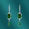 Sace Gems Classic Copper Alloy Zircon Earrings Ladies Jewelry Wedding Promise Party Gift