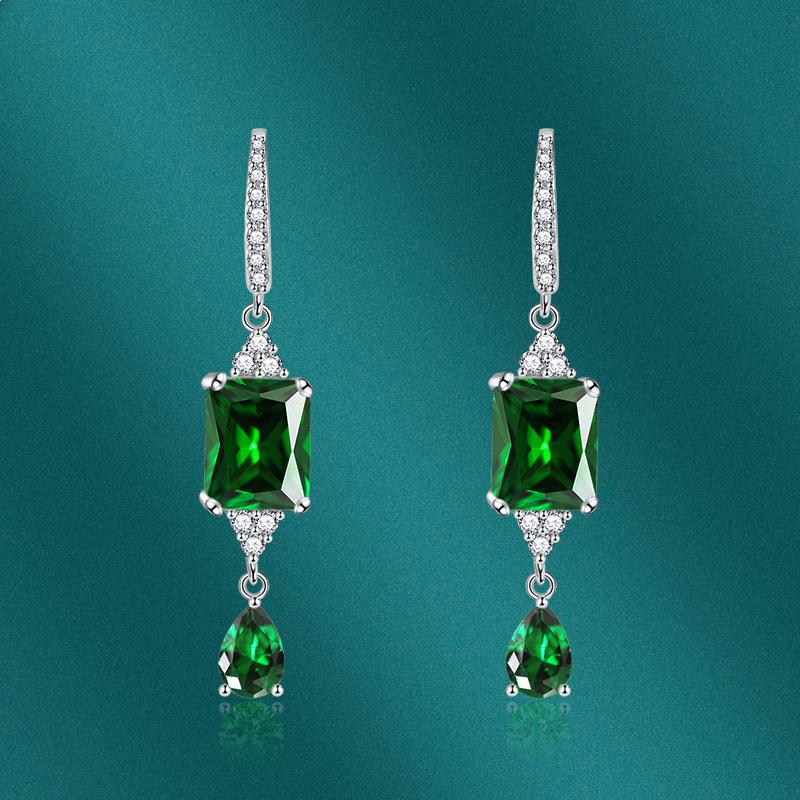 Sace Gems Classic Copper Alloy Zircon Earrings Ladies Jewelry Wedding Promise Party Gift