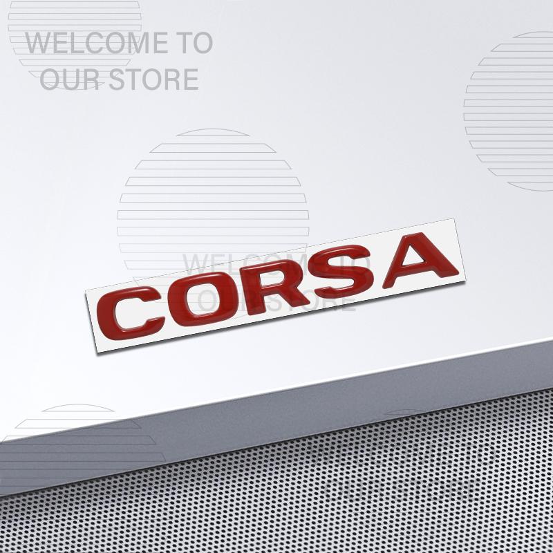 Car Decor Metal For Corsa Opel OPC Zafira Mokka Insignia Calibra Letter Emblem 3D Sticker Accessories Tail Rear Trunk Decals