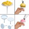 Ledifly 1Set/4PCS Новый Sugarcraft Cupcake Подставка для торта Глазурь Крем Цветок Украшения Набор Инструментов Для Ногтей ARI