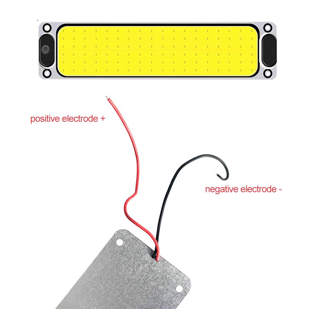 12 В-24 В 108 ламп COB ультратонкая панельная лампа-купол для чтения в салоне автомобиля лампа для крыши, потолка, багажника 12-84 В 54/87/108 SMD